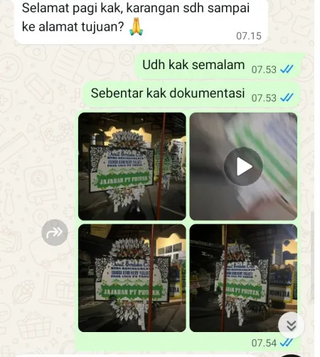 Pengiriman Papan Bunga Selamat Mempawah