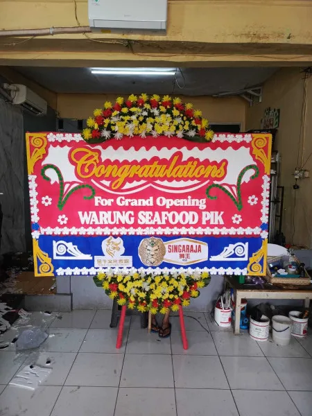 Papan Bunga Ucapan Selamat Mempawah